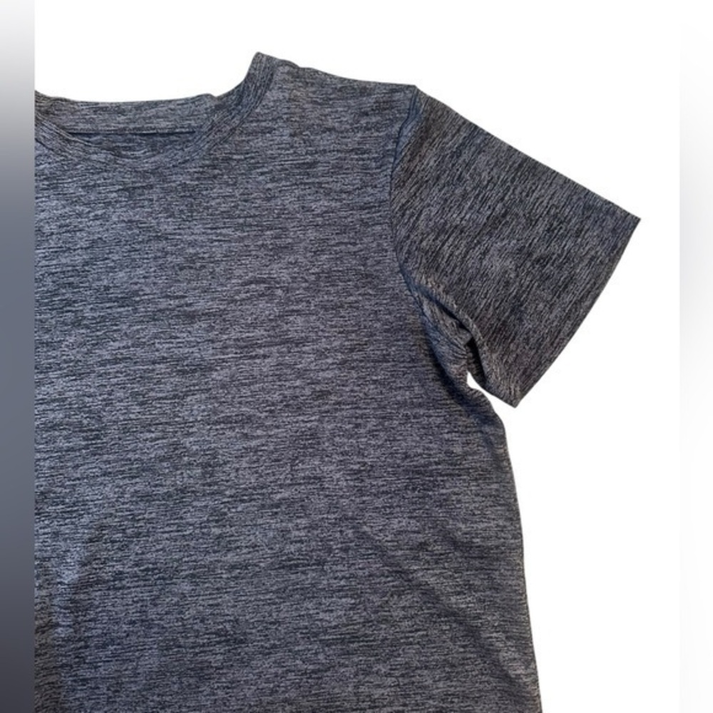 Athletic Dri-Fit Short Sleeve Shirt - Youth Size Large - Dark Marl Gray
